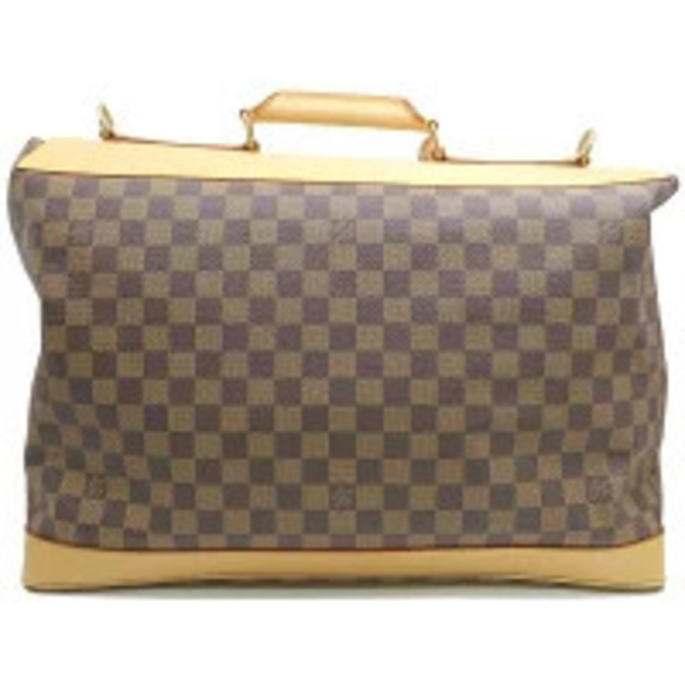 Louis Vuitton Limited Anniversary Edition Damier Clipper Boston Bag Brown